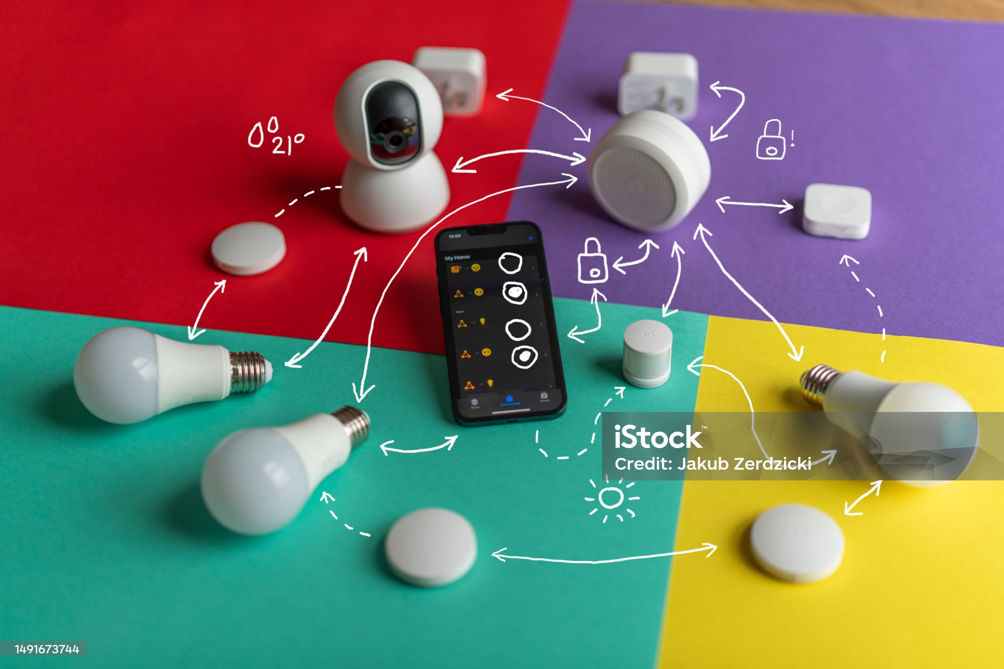 Kit inicial para instalar domótica paso a paso con altavoz inteligente bombillas y enchufes smart